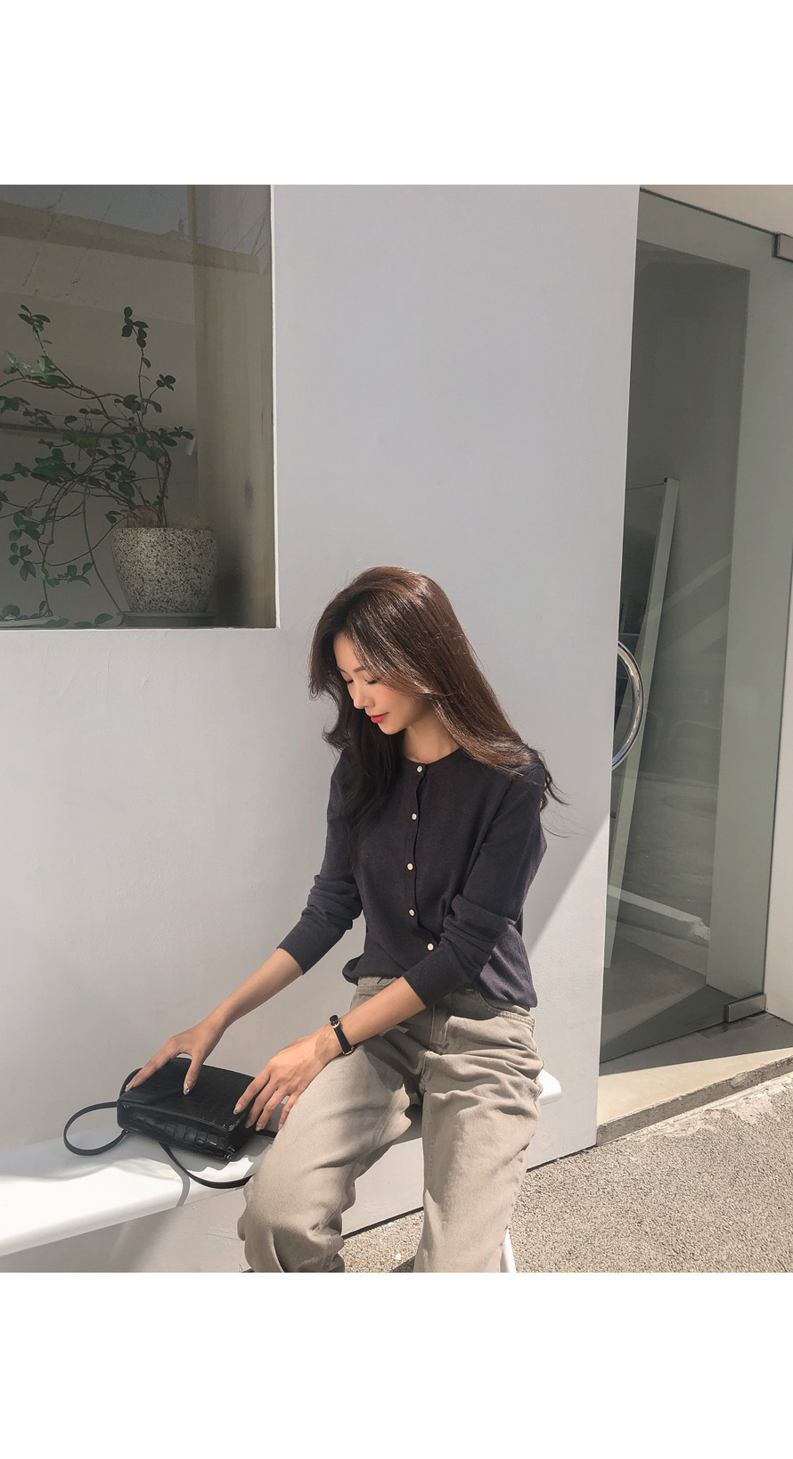금장단추 비스코스니트가디건-14color, [기획] [베스트재입고]-고급스러운 가을컬러 추가-고급스러운 비스코스 니트가디건 상세 이미지 38