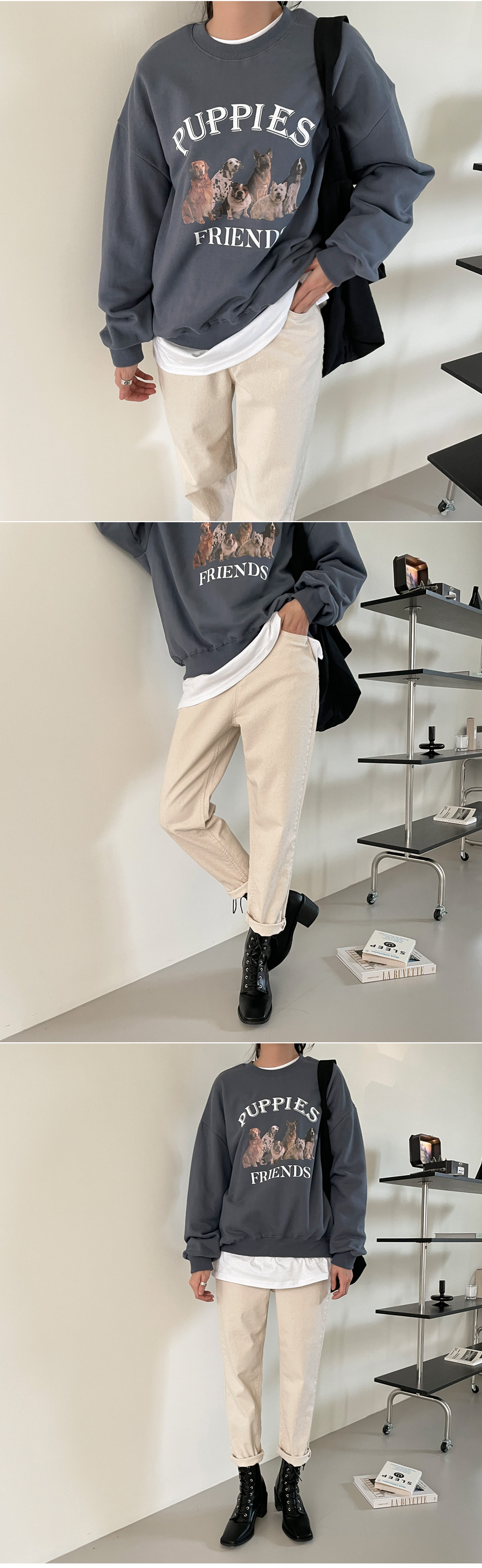 코펜스판 밴딩 일자바지_S,M,L,XL-3color, 매일입는 데일리팬츠-허리밴딩+쫀득스판=꿀조합-#데일리팬츠 #교복팬츠 상세 이미지 27
