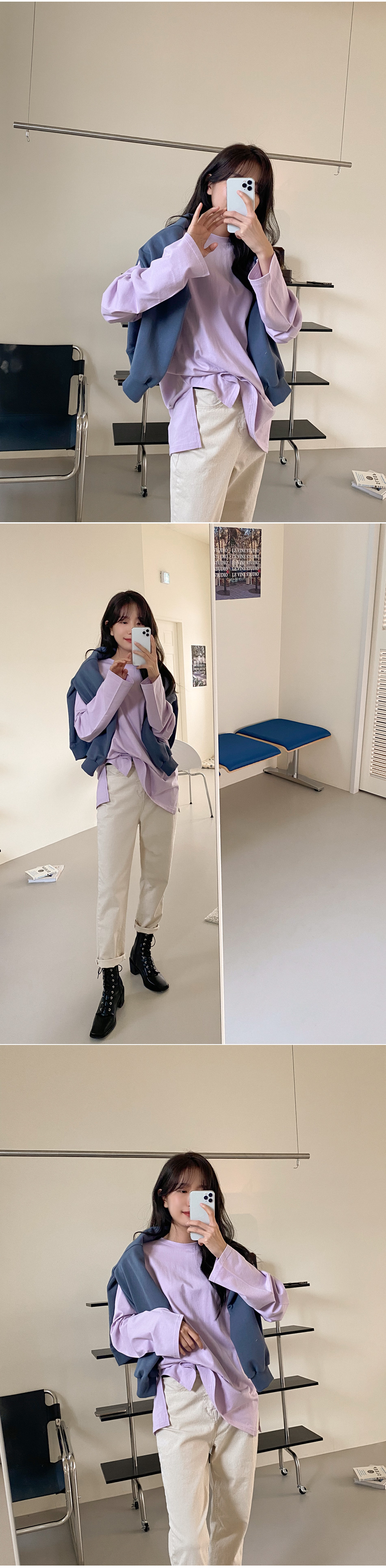 코펜스판 밴딩 일자바지_S,M,L,XL-3color, 매일입는 데일리팬츠-허리밴딩+쫀득스판=꿀조합-#데일리팬츠 #교복팬츠 상세 이미지 12