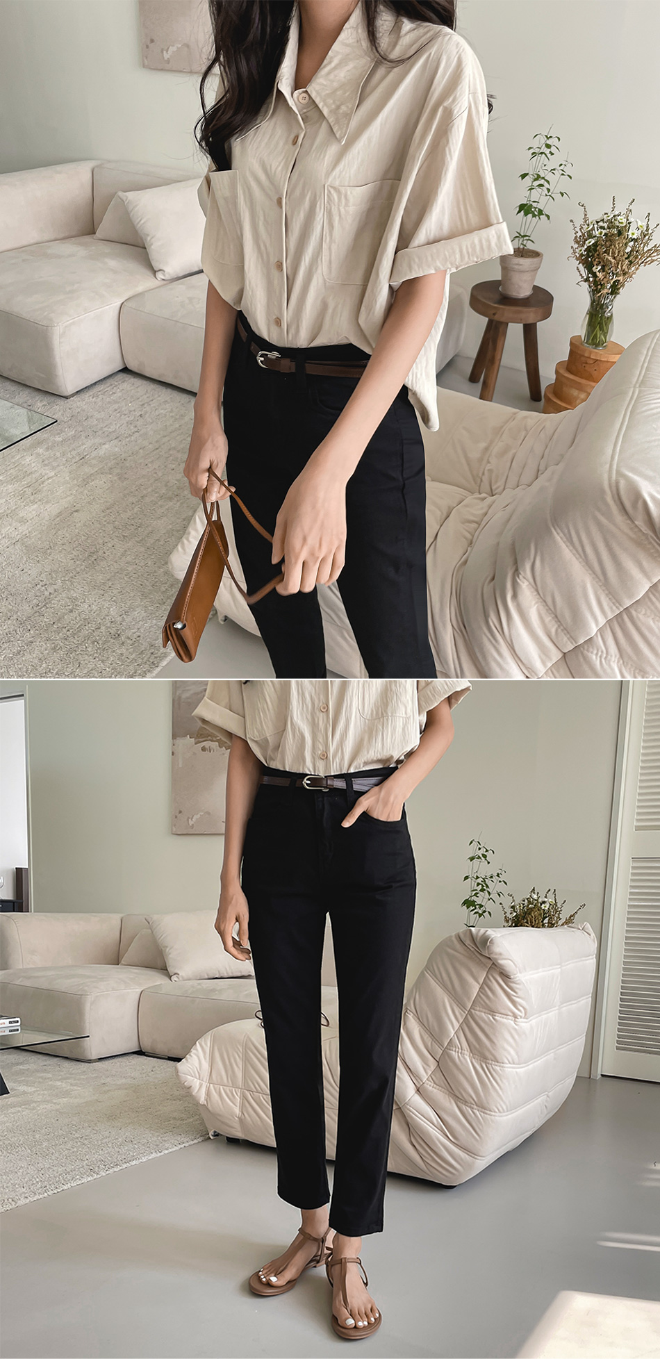 텐션업 오가닉밴딩 일자팬츠_S,M,L,XL-2color, 매시즌 베스트셀러-오가닉, 히든락 시크릿밴딩-일자핏과 스키니사이, 이쁜 핏! 상세 이미지 47
