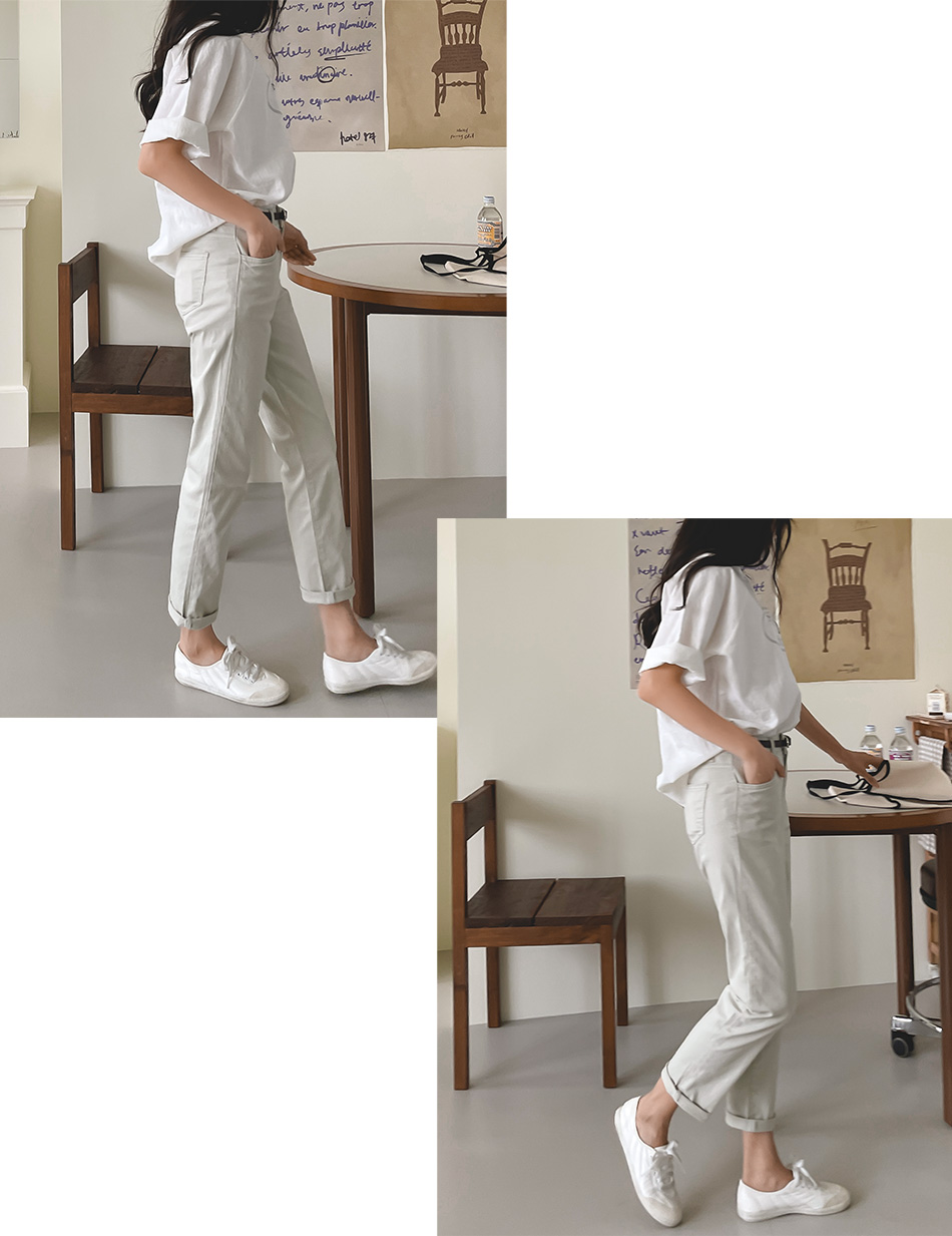 텐션업 오가닉밴딩 일자팬츠_S,M,L,XL-2color, 매시즌 베스트셀러-오가닉, 히든락 시크릿밴딩-일자핏과 스키니사이, 이쁜 핏! 상세 이미지 25