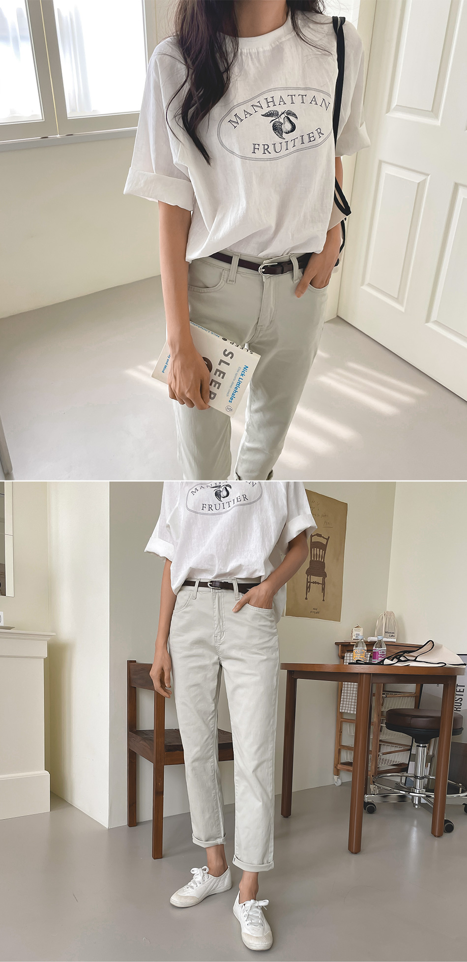 텐션업 오가닉밴딩 일자팬츠_S,M,L,XL-2color, 매시즌 베스트셀러-오가닉, 히든락 시크릿밴딩-일자핏과 스키니사이, 이쁜 핏! 상세 이미지 19