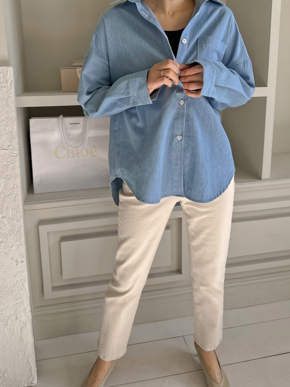 코펜스판 밴딩 일자바지_S,M,L,XL-3color, 매일입는 데일리팬츠-허리밴딩+쫀득스판=꿀조합-#데일리팬츠 #교복팬츠 상세 이미지 39