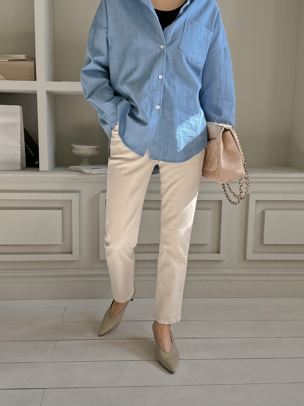 코펜스판 밴딩 일자바지_S,M,L,XL-3color, 매일입는 데일리팬츠-허리밴딩+쫀득스판=꿀조합-#데일리팬츠 #교복팬츠 상세 이미지 42