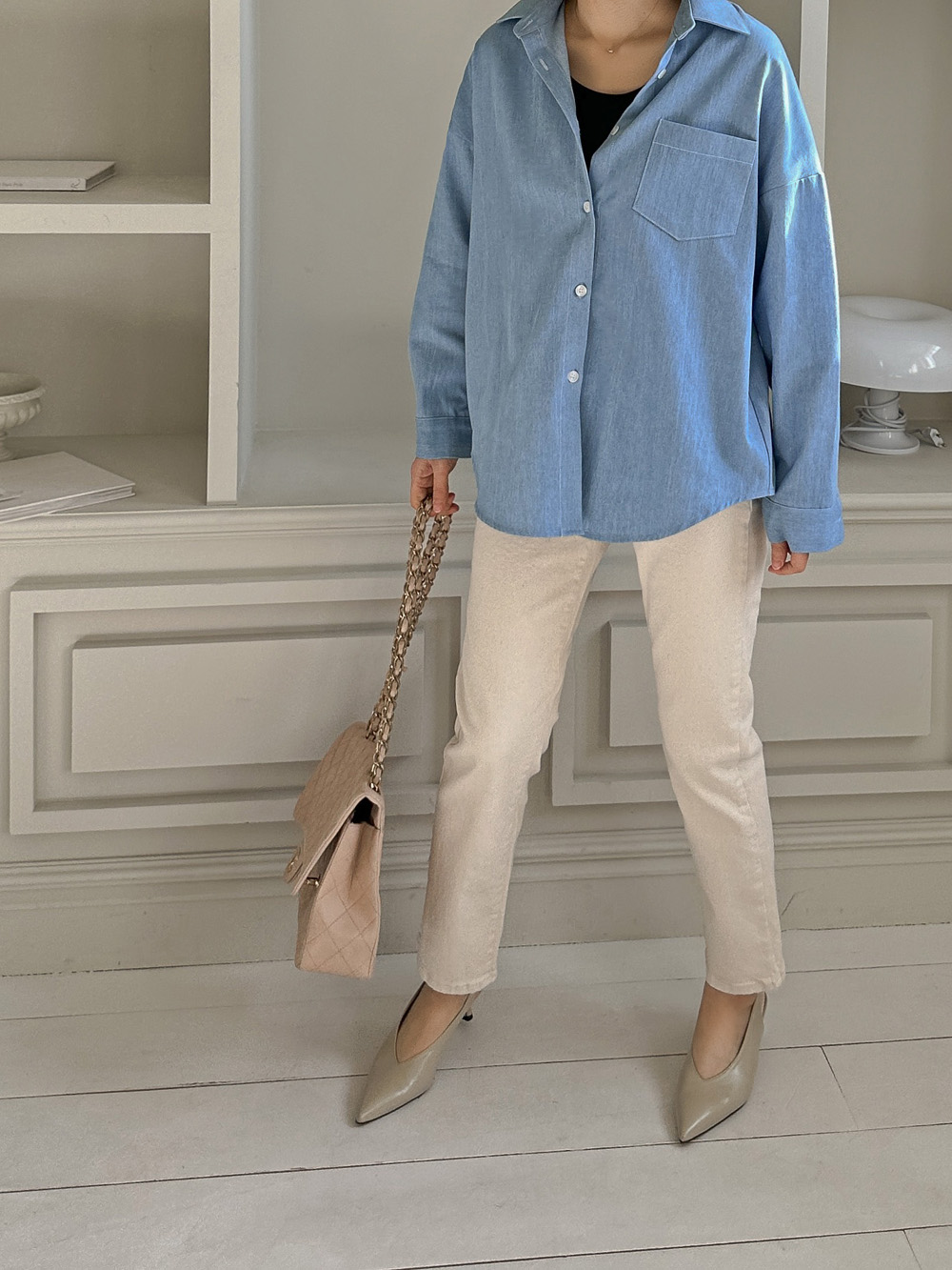 코펜스판 밴딩 일자바지_S,M,L,XL-3color, 매일입는 데일리팬츠-허리밴딩+쫀득스판=꿀조합-#데일리팬츠 #교복팬츠 상세 이미지 49