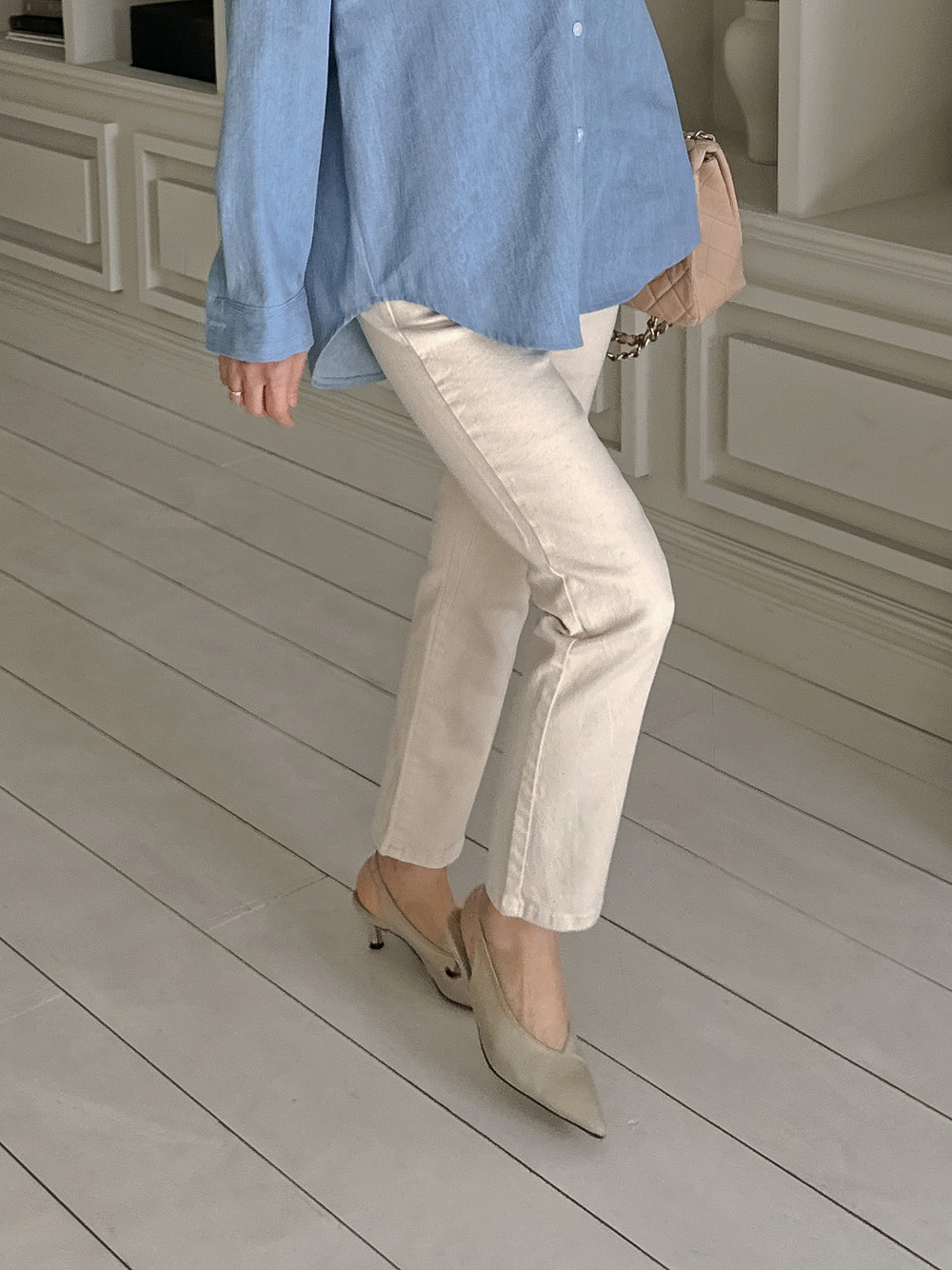 코펜스판 밴딩 일자바지_S,M,L,XL-3color, 매일입는 데일리팬츠-허리밴딩+쫀득스판=꿀조합-#데일리팬츠 #교복팬츠 상세 이미지 50