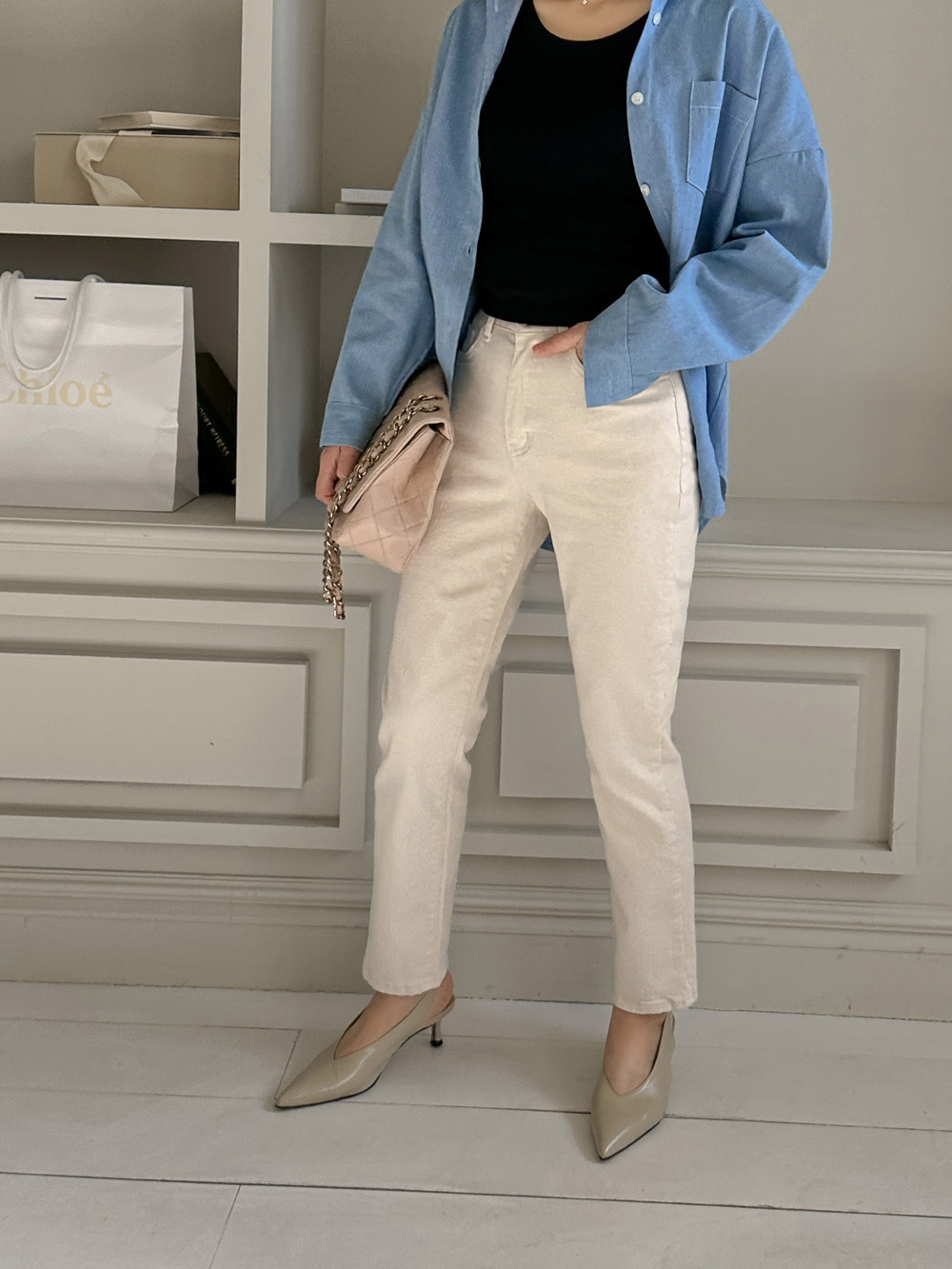 코펜스판 밴딩 일자바지_S,M,L,XL-3color, 매일입는 데일리팬츠-허리밴딩+쫀득스판=꿀조합-#데일리팬츠 #교복팬츠 상세 이미지 53