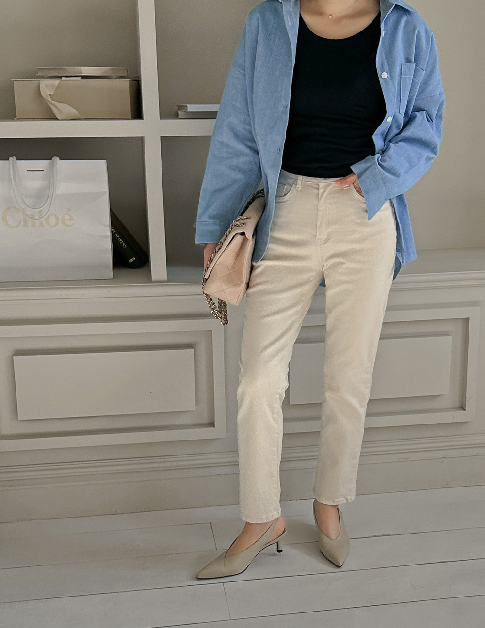 코펜스판 밴딩 일자바지_S,M,L,XL-3color, 매일입는 데일리팬츠-허리밴딩+쫀득스판=꿀조합-#데일리팬츠 #교복팬츠 상세 이미지 55
